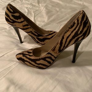 Steve Madden zebra print heels